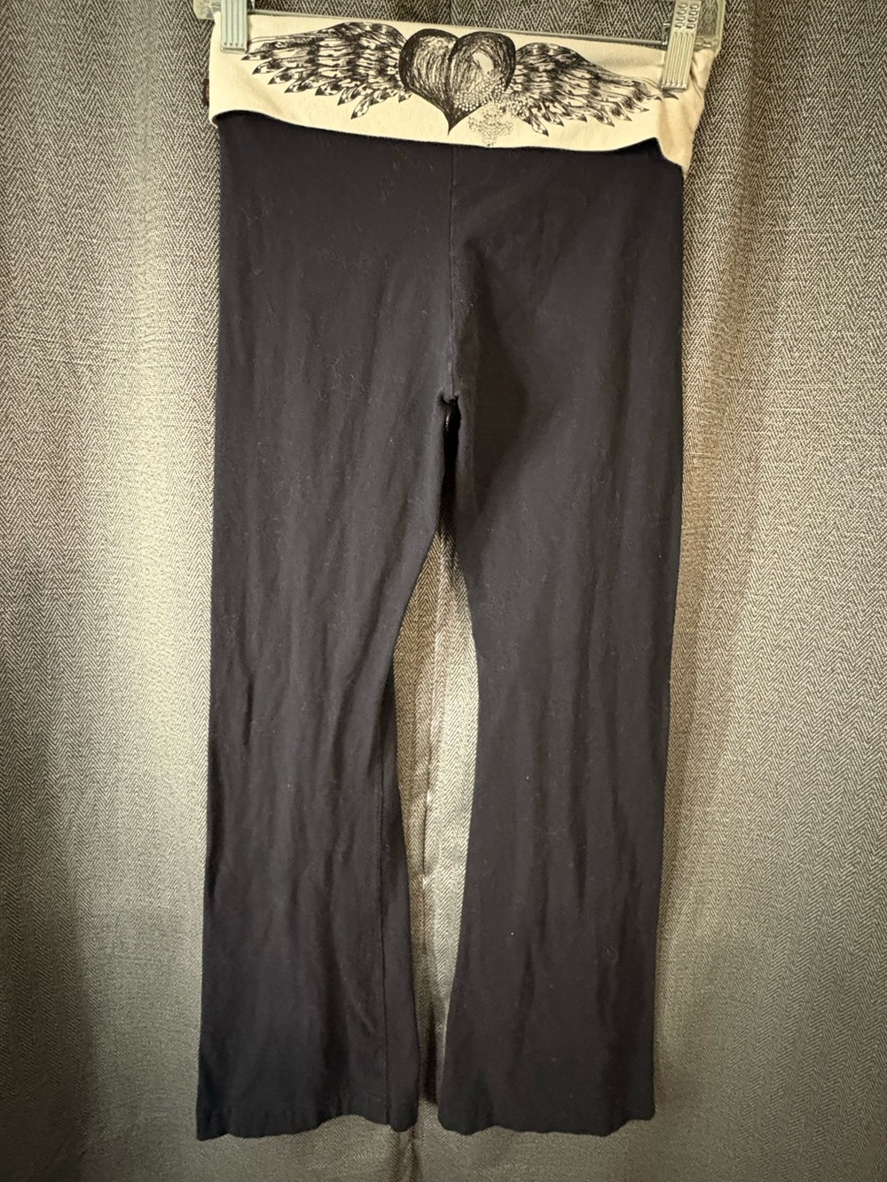 Y2K Women's Fold Over Yoga Pants Size Small
